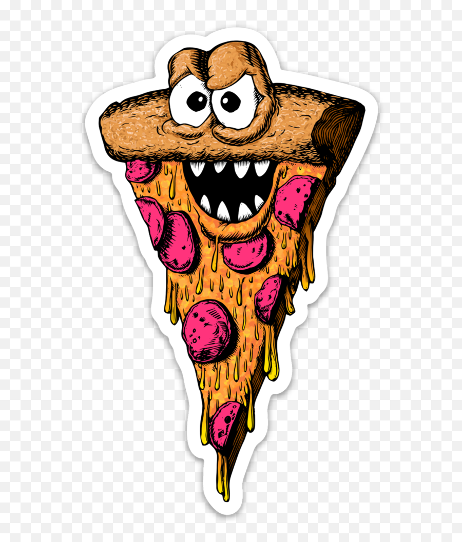 Image Of Pizza Walrus Enamel Pin Free - Pizza Monster Png Emoji,Free Pizza Clipart