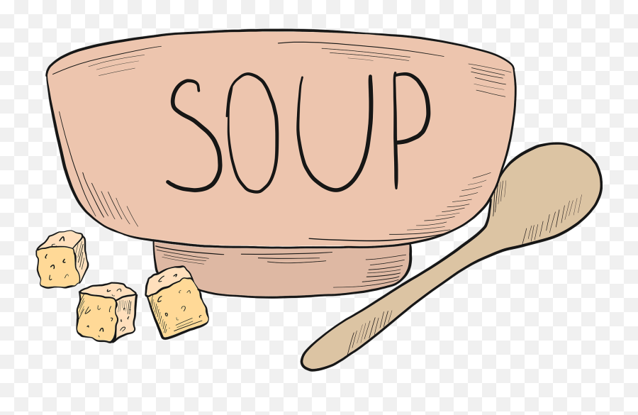 Bowl Of Soup Clipart Free Download Transparent Png Creazilla - Wooden Spoon Emoji,Soup Clipart