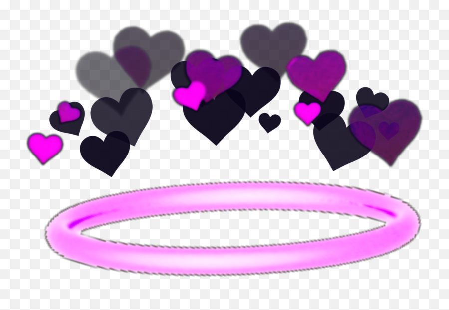 Memezasf Halo Crown Hearts Heart Crown Snap Hat Png - Heart Emoji,Heart Crown Png