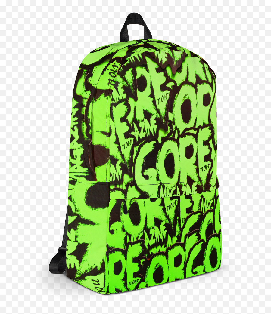 Green Gore Logo Backpack Emoji,Backpack Logo