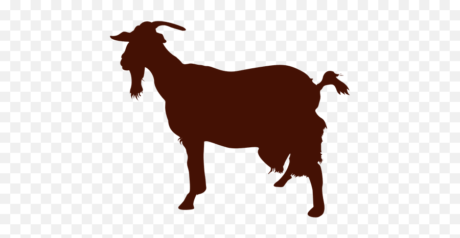 Goat Farm Silhouette Emoji,Goat Transparent Background