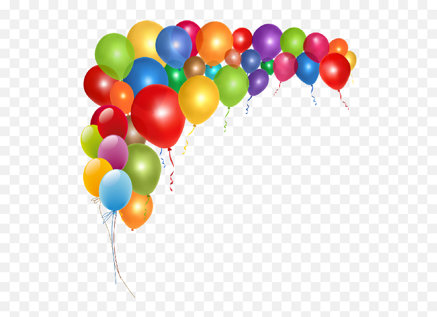 Birthday Balloons Clipart Png - Clip Art Birthday Balloons Emoji,Balloon Clipart
