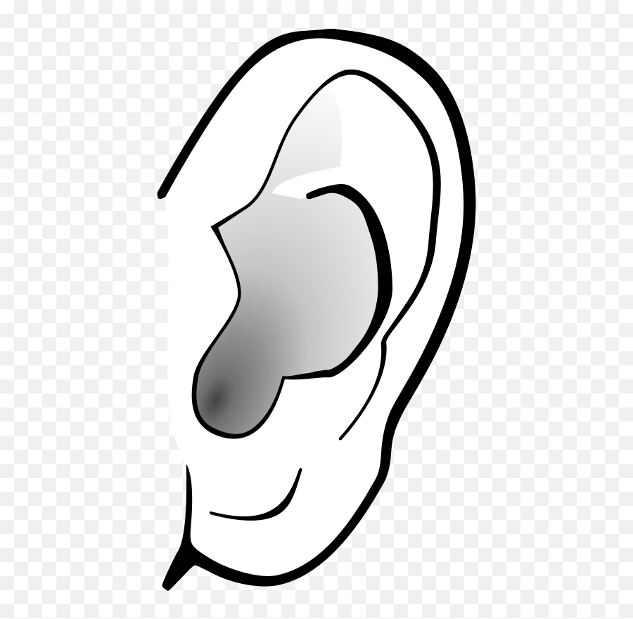 Free Listening Ears Cliparts Download Free Clip Art Free - Transparent Background Ear Clip Art Emoji,Listening Clipart