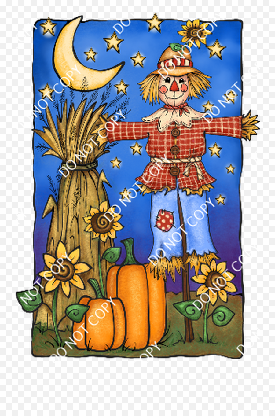 Scarecrow Scene Emoji,Scarecrow Clipart Black And White