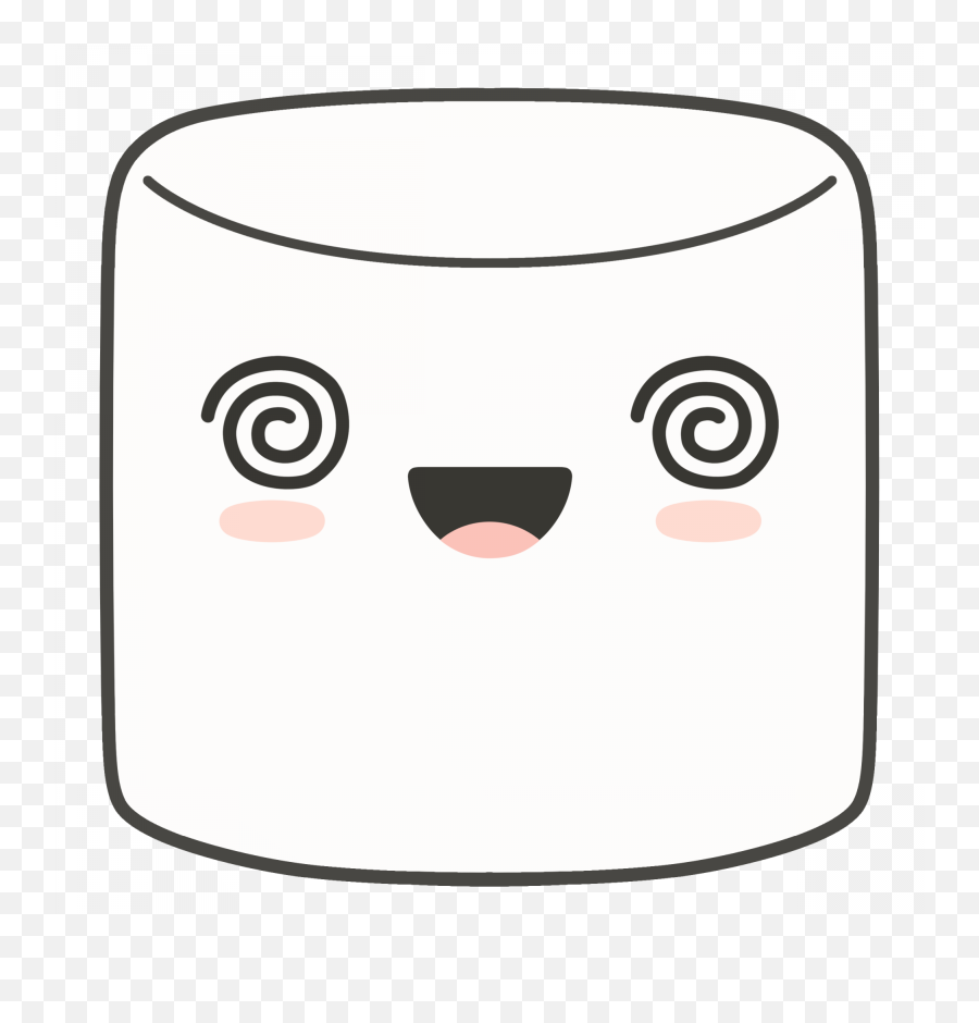 Mega Smile Marshmallow - Dot Emoji,Marshmallow Clipart