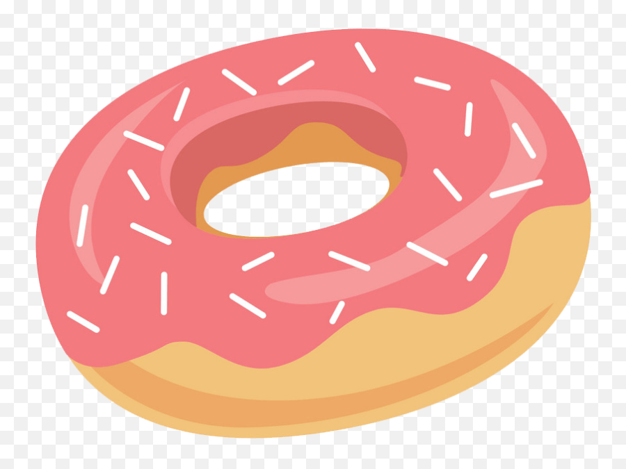 Donut Clipart Transparent 4 - Doughnut Emoji,Donut Clipart
