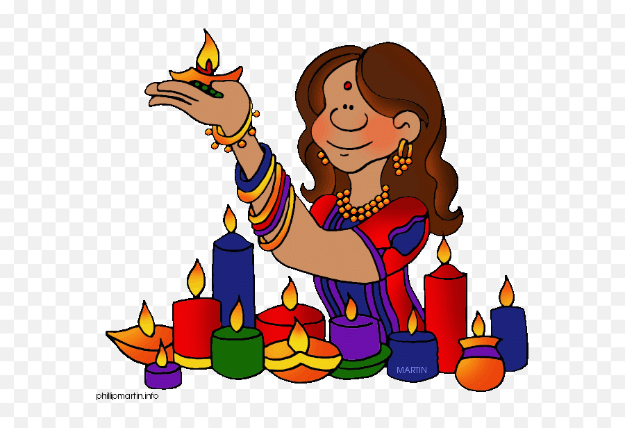 Kids Clipart Diwali Kids Diwali - Clipart Of Diwali Celebration Emoji,Kids Clipart