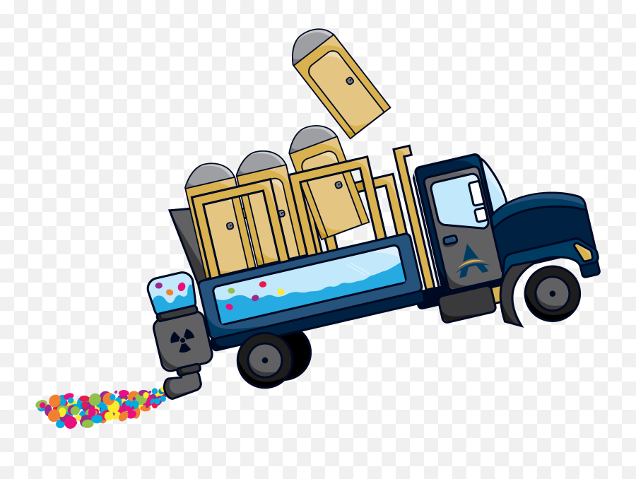 Porta Potty Truck For Game App Development - Tow Truck Commercial Vehicle Emoji,Potty Clipart
