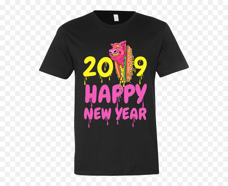 2019 Happy New Year - Short Sleeve Emoji,Happy New Year 2019 Png