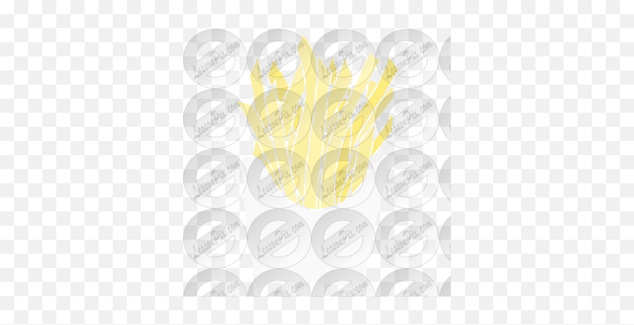 French Fries Stencil For Classroom Therapy Use - Great Circle Emoji,French Fries Clipart