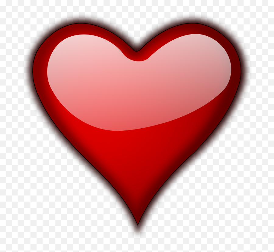 Free Clipart Heart Gloss 5 Inky2010 - Valentine Hearts Transparent Emoji,High Fives Clipart