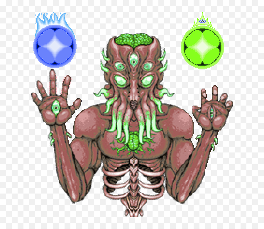 Download Earth Lord Formatted3 - Moon Lord Terraria Emoji,Cthulhu Png