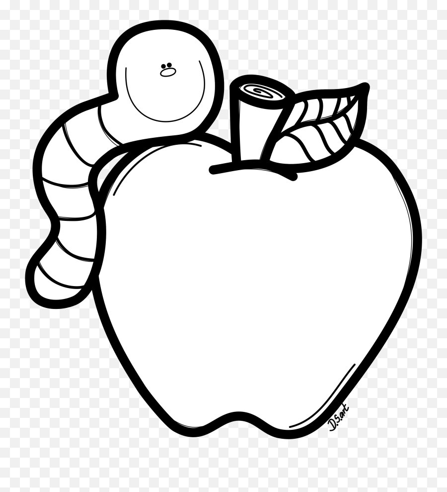 Crealo Tu Apple Seeds Johnny - Black And White Melonheadz Pencil Clipart Emoji,Johnny Appleseed Clipart