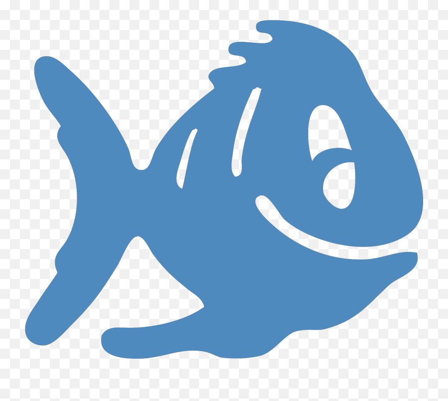 Fish Icon - Clipart Best Happy Fish Silhouette Svg Emoji,Fish Food Clipart