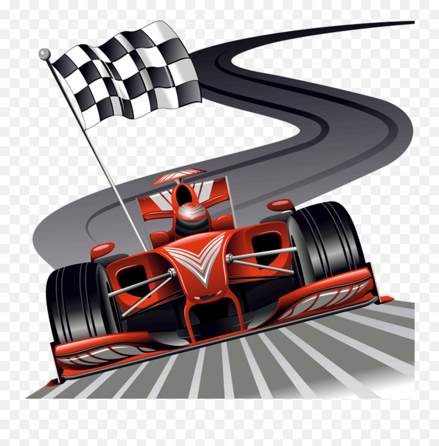 Download Championship Renault Auto Car Team One Sports - Vector Race Car Png Emoji,Red Race Car Clipart