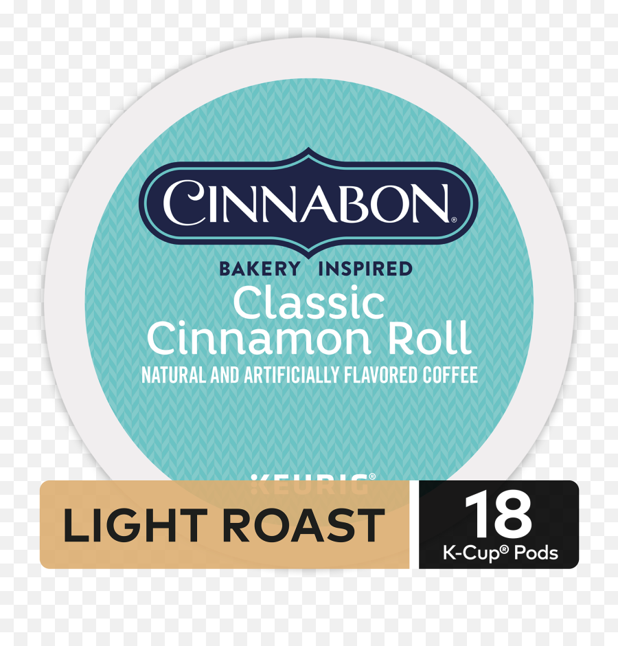 Cinnabon Classic Cinnamon Roll Flavored K - Cup Coffee Pods Light Roast 18 Count For Keurig Brewers New Cinnabon Emoji,Cinnamon Roll Png