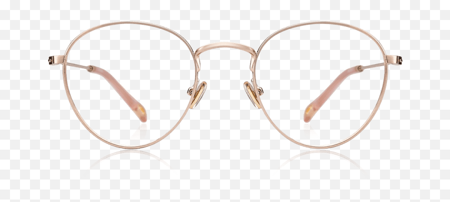 Download Vintage Rose Gold Eyeglasses Png Image With No - Vintage Rose Gold Glasses Emoji,Rose Gold Png