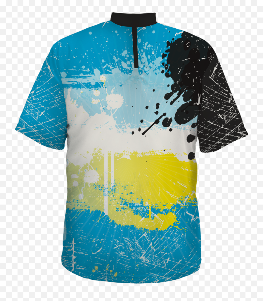 Custom Womens Bowling Jersey - Transparent Color In Shirt Emoji,Color Explosion Png