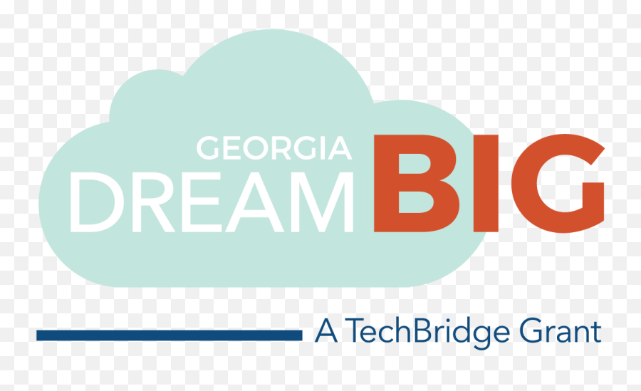 Techbridge Dream Big Technology Grant - Vertical Emoji,Georgia Logo