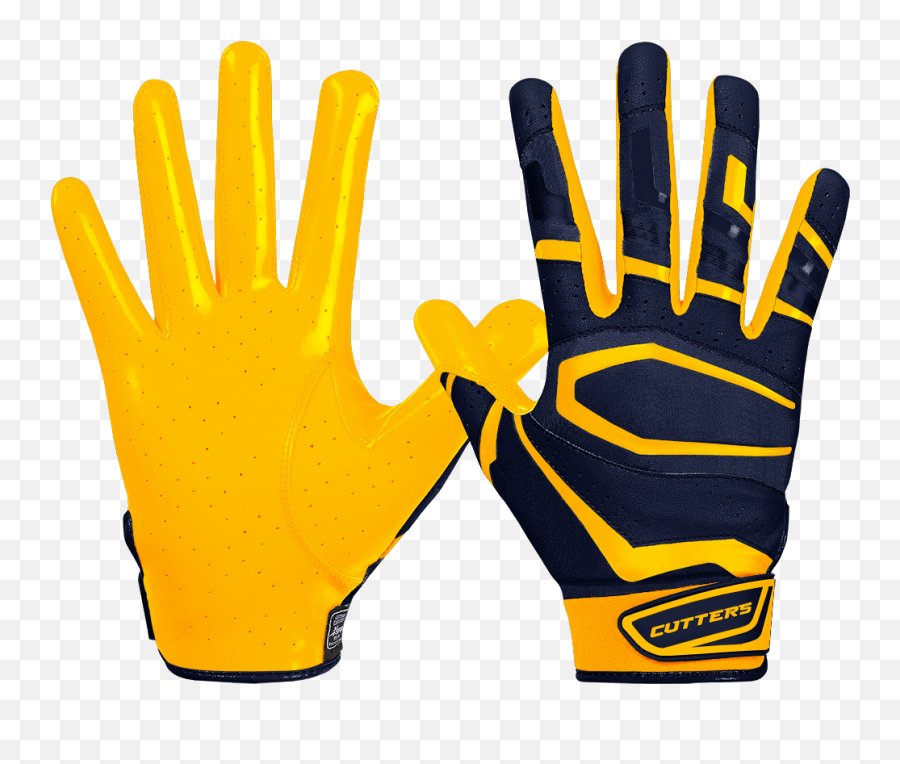 Maroon And Gold Football Gloves Emoji,College Football Gloves With College Logo