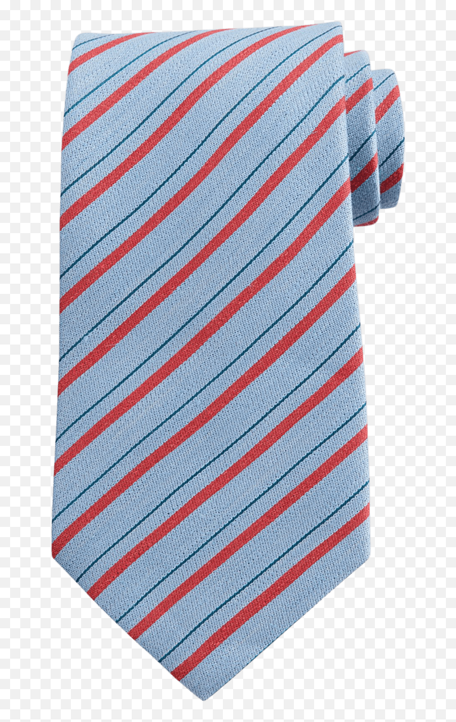 Double Stripe Silk Tie - Editorialist Emoji,Diagonal Stripes Png