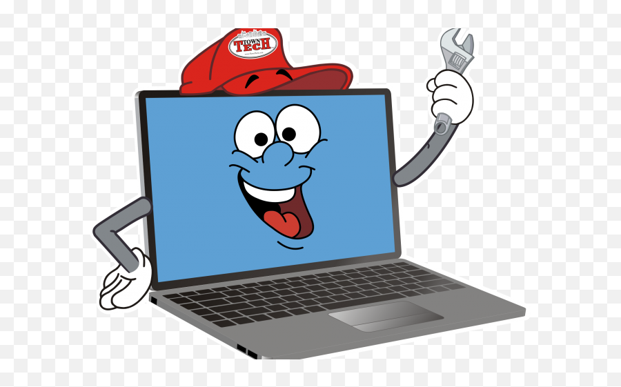 Laptop Clipart Computer Training - Netbook Transparent Happy Emoji,Laptop Clipart