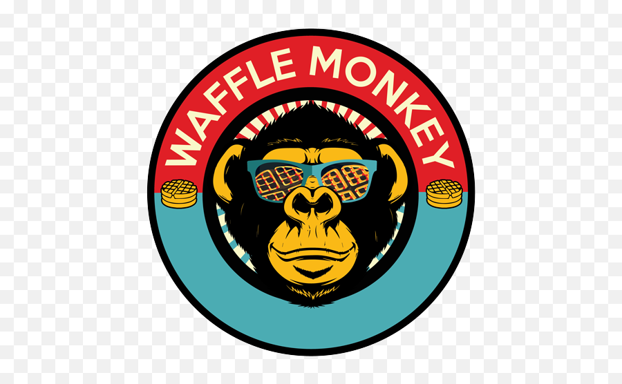 Waffle Monkey - Waffle Monkey Cayman Emoji,Monkey Logo