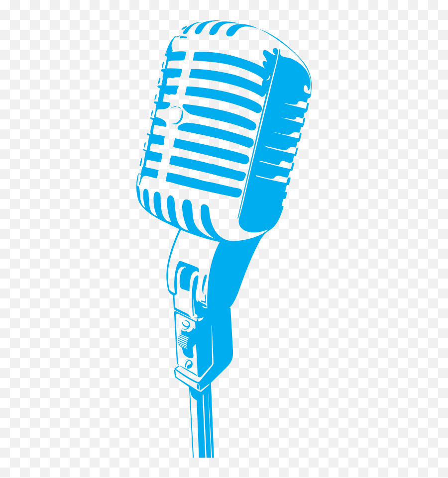 Stand Up Comedy Mic Clipart - Full Size Clipart 5560677 Old Microphone Vector Emoji,April Showers Clipart