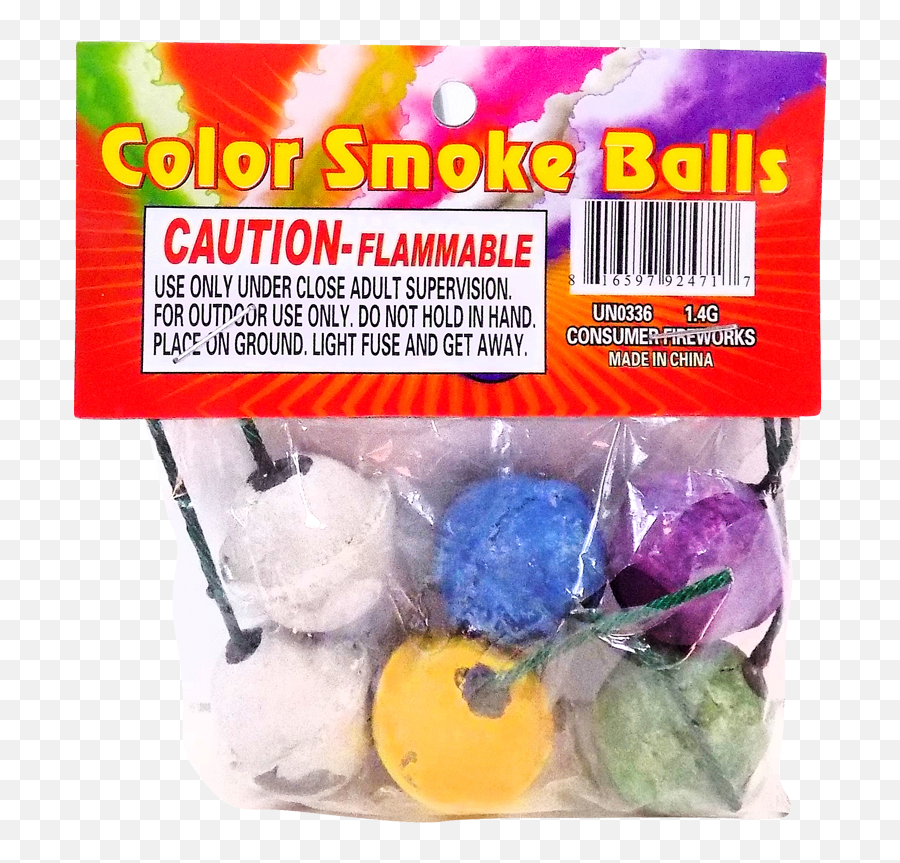 Assorted Color Smoke Balls 6 Pack - Fireworks Assorted Color Smoke Ball Emoji,Colored Smoke Png