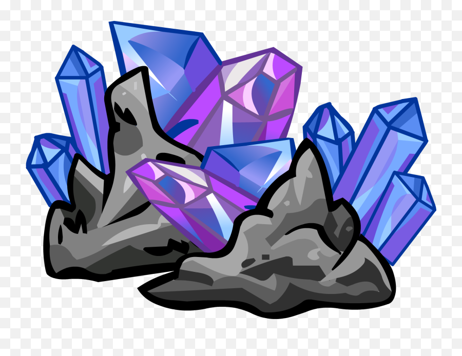 Crystal Clipart Purple Crystal - Crystal Clipart Free Emoji,Crystal Clipart