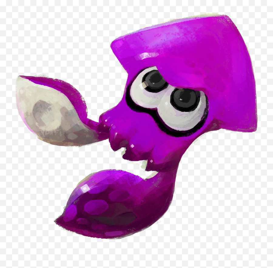 Splatoon Squid Clipart Clipartfest 2 - Purple Splatoon 2 Squid Emoji,Squid Clipart