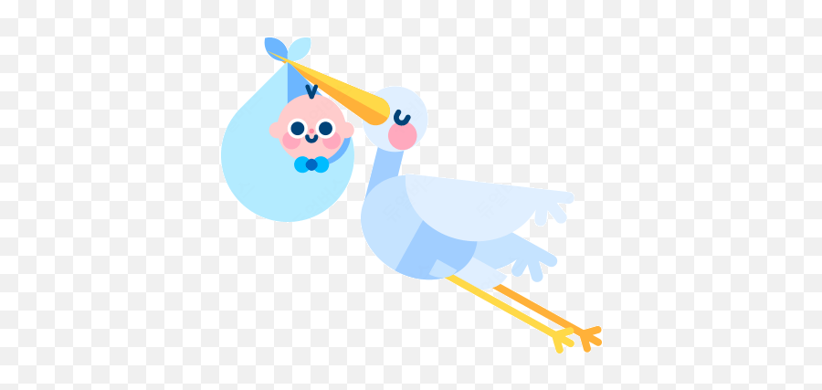 Baby Emoji Transparent Png Image - Baby Stork Emoji,Baby Emoji Png
