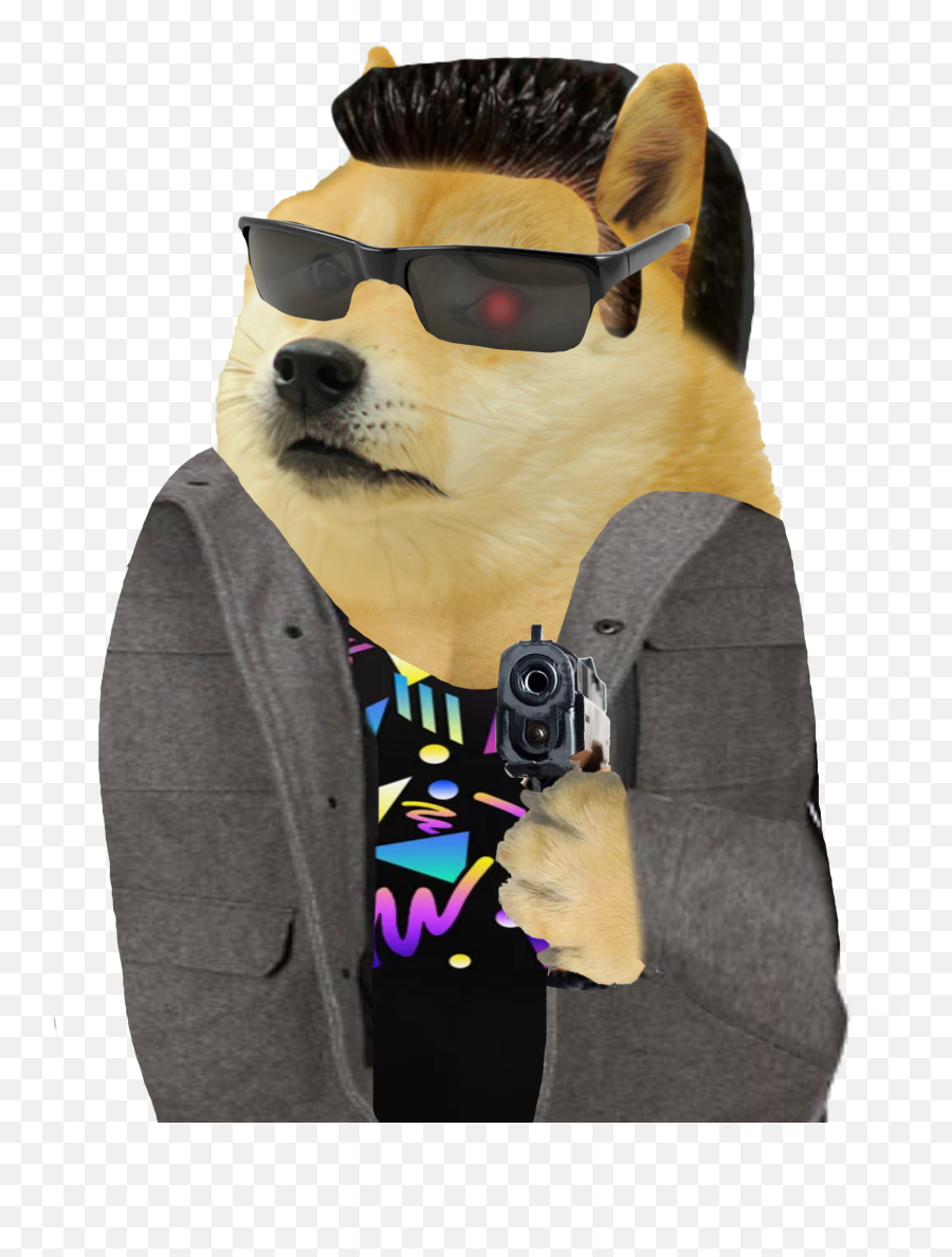 Dvojka Prosti As Informacije Doge With Sunglasses Emoji,Doge Transparent Background