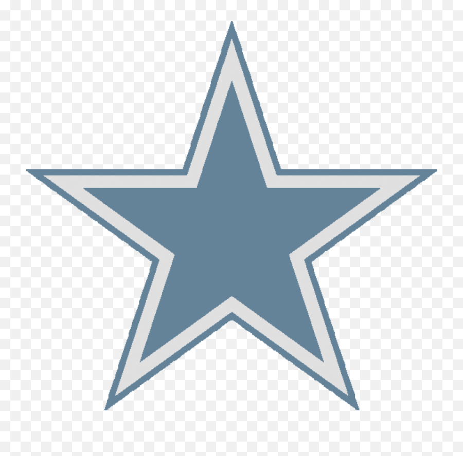Download Hd Free Png Grey Star Png Images Transparent - Dallas Cowboys Logo Svg Emoji,Dallas Cowboys Logo