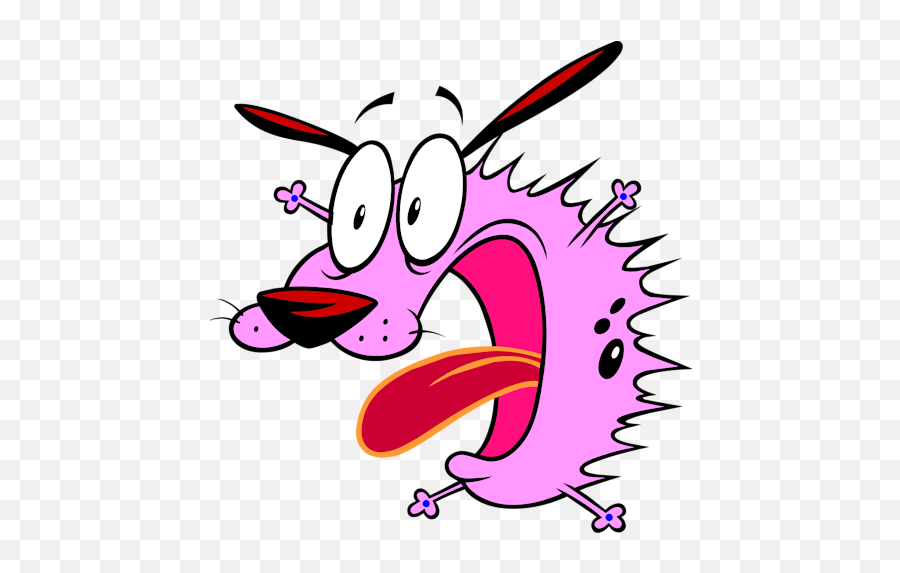 Courage The Cowardly Dog - Courage The Cowardly Dog Png No Background Emoji,Courage The Cowardly Dog Png