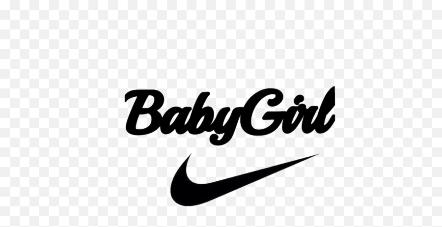Download Love Cute Nike Transparent - Baby Girl Nike Sign Emoji,Nike Logo