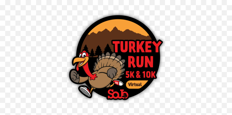 2020 Virtual Turkey Run South Jordan - Language Emoji,Turkey Logo