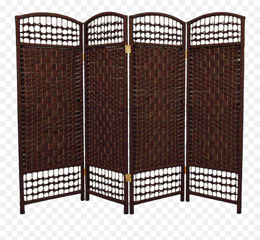 Dividers Png - Transparent Room Dividers Transparent Oriental Furniture 5 1 2 Ft Tall Fiber Weave Room Divider Dark Beige 3 Panel Emoji,Dividers Png
