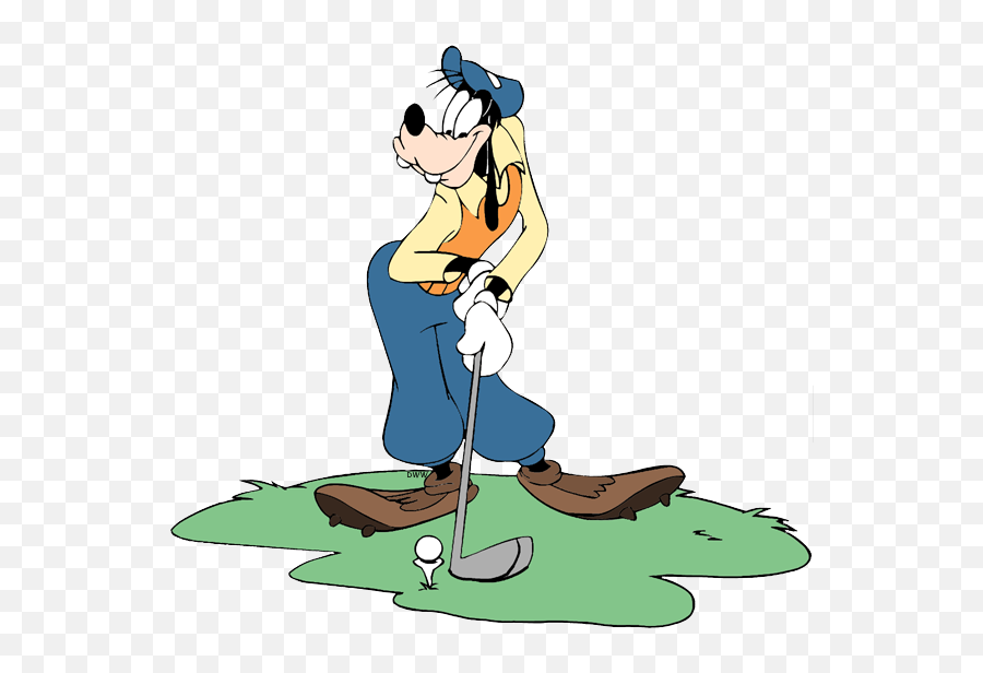 More Sports Clip Art - Goofy And Golf Transparent Cartoon Character Disney Goofy Golf Emoji,Golf Clipart