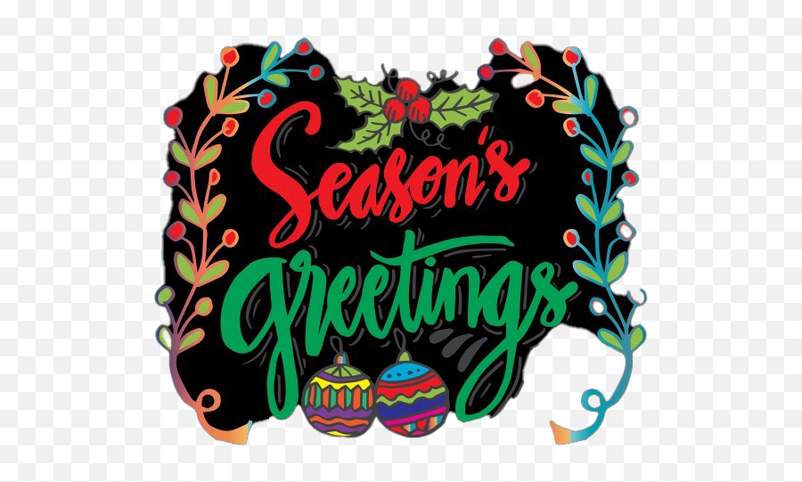 Seasons Greetings Transparent Images - Decorative Emoji,Seasons Greetings Clipart