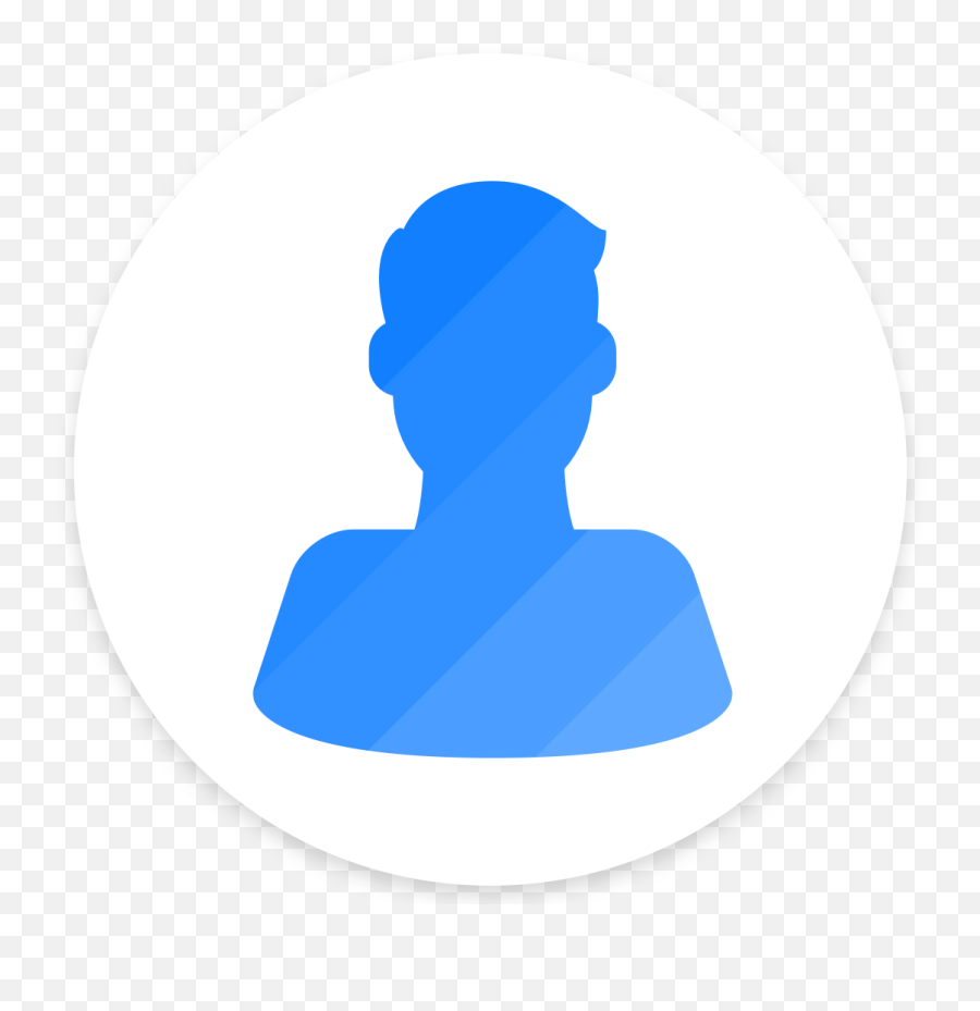 Download Contacts - Contact Icon Png Image With No Hair Design Emoji,Contact Icon Png