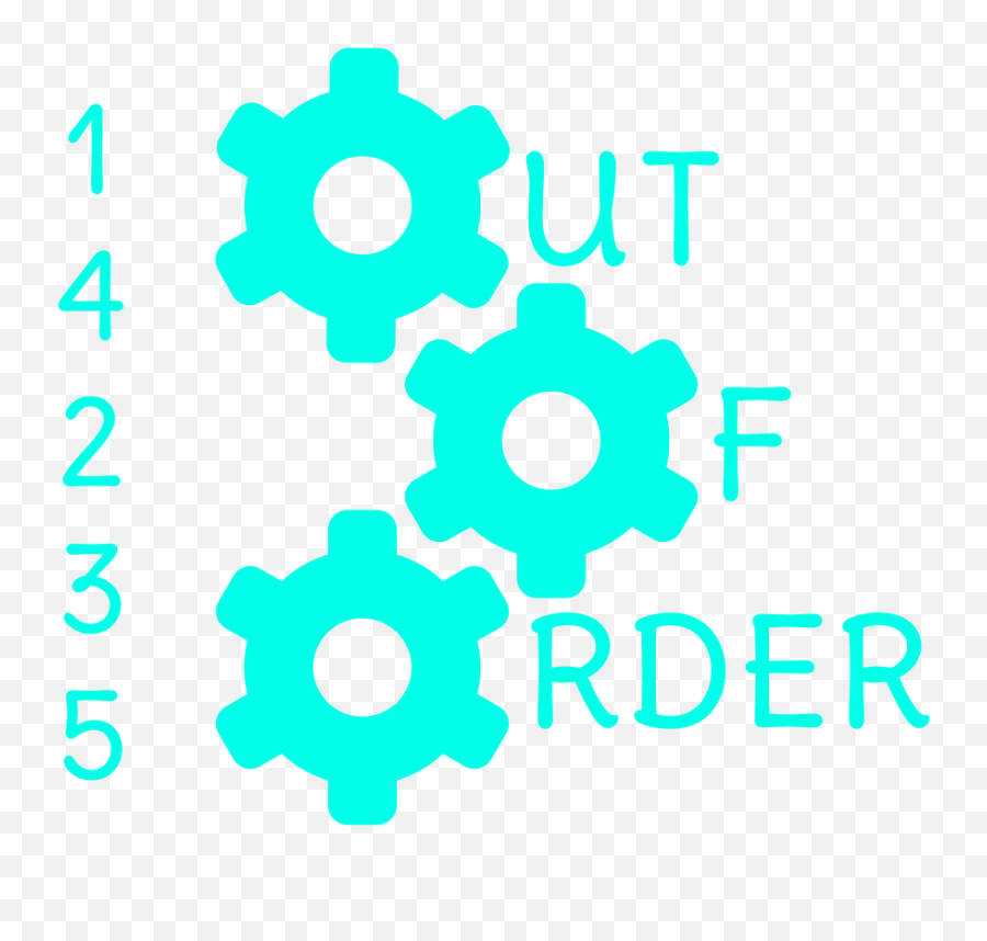Team Out Of Order 14235 - Gear Emoji,Tetrix Logo