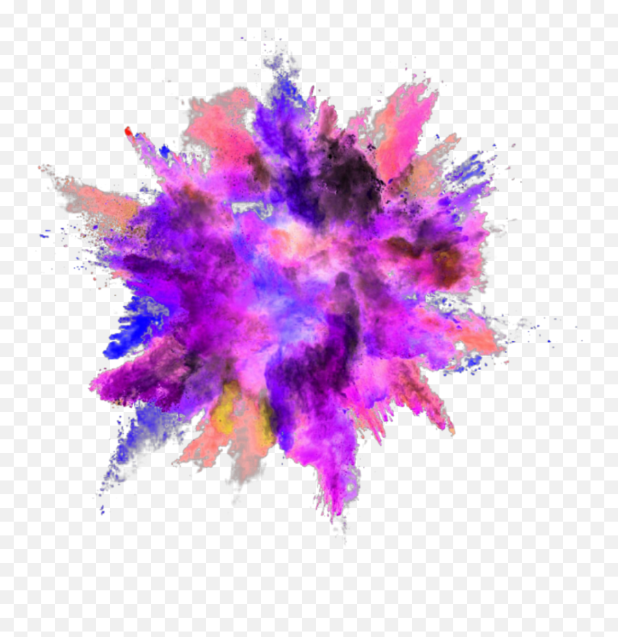 Color Powder Explosion Png Transparent Emoji,Blue Explosion Png