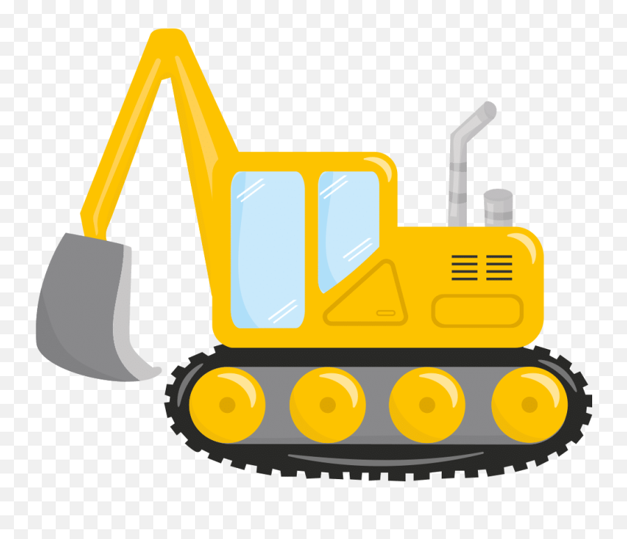 Excavator Clipart - Full Size Clipart 5784595 Pinclipart Emoji,Backhoe Clipart
