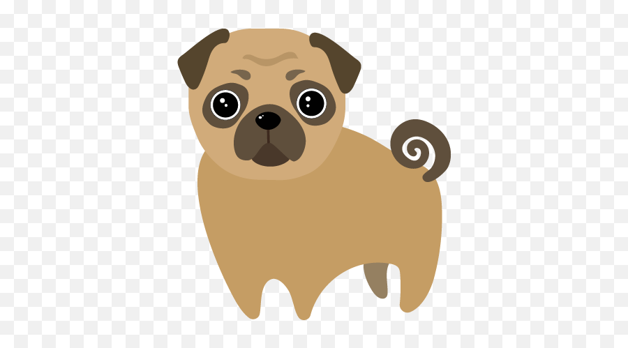 Most Popular Dog Breeds U0026 Their Origins Green Lane Farm Emoji,Pug Face Clipart