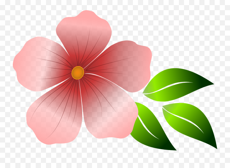 Flower Pink Spring - Free Vector Graphic On Pixabay Emoji,Pink Flower Transparent Background