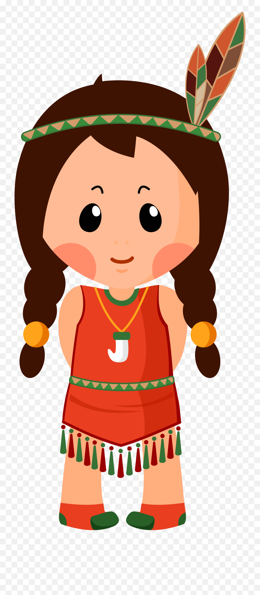 Native American Clipart Walking - Clipart Of Native Native American Girl Clipart Emoji,Walking Clipart