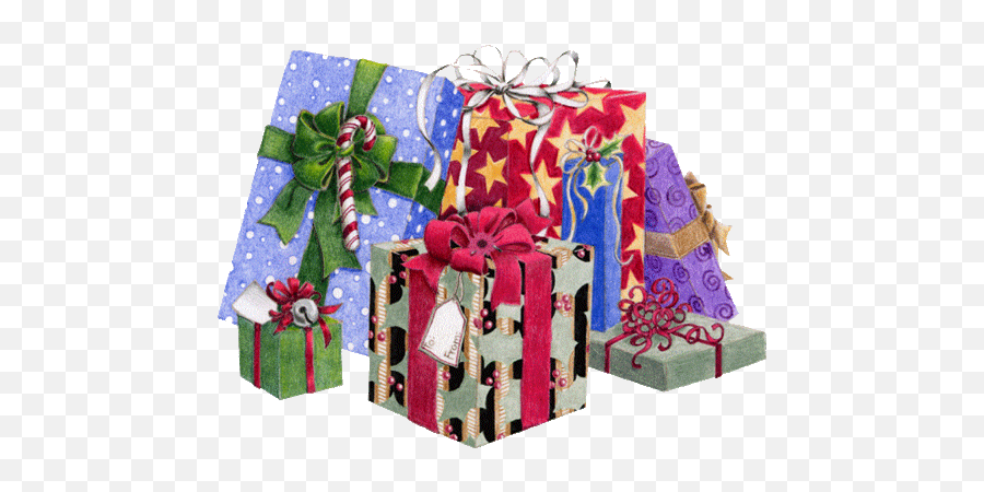 Christmas Gifts Animated Images Gifs Pictures Emoji,Wrapped Present Clipart