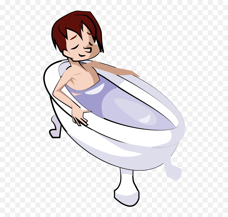 Openclipart - Boy Taking Bath Transparent Emoji,Bathtub Clipart