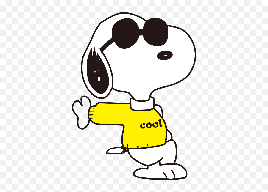 Snoopy Joe Cool Png Transparent Png - Snoopy Clipart Emoji,Cool Clipart